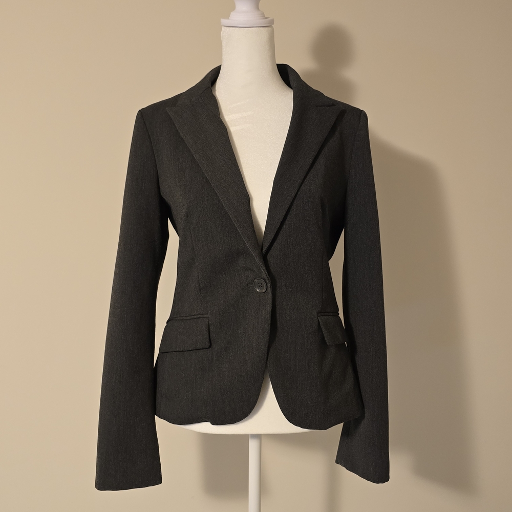 Express Classic Dark Gray Women's Blazer and Pant Suit